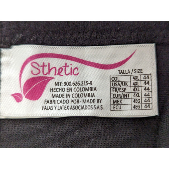 NWT Fajas Sthetic Womens 4XL Waist Trainer Corset Latex Shapewear Black  Spandex - Picture 8 of 15